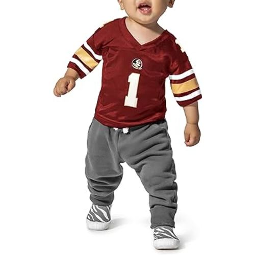 Little King NCAA Infant-Touchdown Pass-Team Football Jersey-Sizes 6 Months 12 Months 18 Months