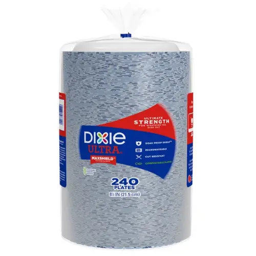 Dixie Ultra 8-1/2" Paper Plate, 240-count