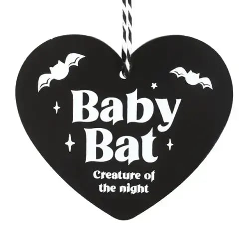 Baby Bat Sign Decoration – Witching Hour Baby