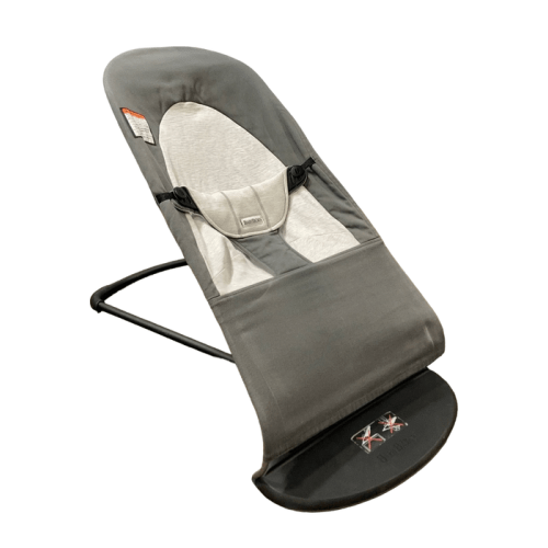 BabyBjorn Bouncer Balance, Black Frame, Dark Grey/Grey