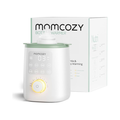 Momcozy Baby Bottle Warmer for Breast Milk Formula Food, Fullest Nutrients Preserved, Fast Heat, Night Light for Nighttime Breastfeeding, One-Touch Easy Use, Newborn Essentials Supplies Gift for Mom
