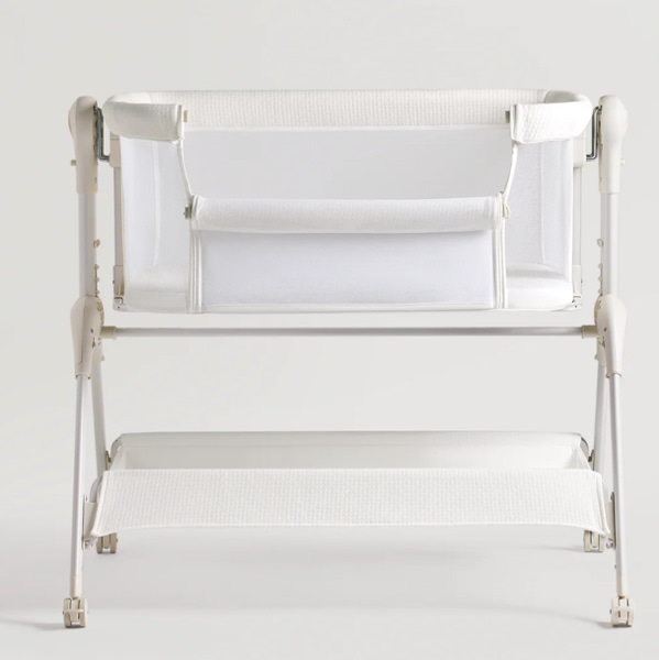 HARPPA Cuddly Sway | 3-in-1 Rocking Baby Bassinet & Bedside Sleeper with Anti-Reflux Mattress for Newborns | Attaches to Bed, Adjustable Height, Tool-Free Setup, Portable Wheels, CPSC Certified, Gentle Rocking Motion | Ideal for Infants, Safe Co-Sleeping