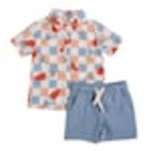 Andy & Evan 2-Piece Ice Pops Short Set (Baby Boy) at Von Maur