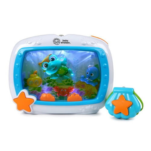 Baby Einstein Sea Dreams Soother Musical Crib Toy and Sound Machine, Newborn and up