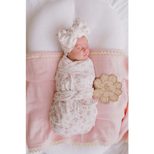 Swaddle Set | Paisley Peony – Little and Fern