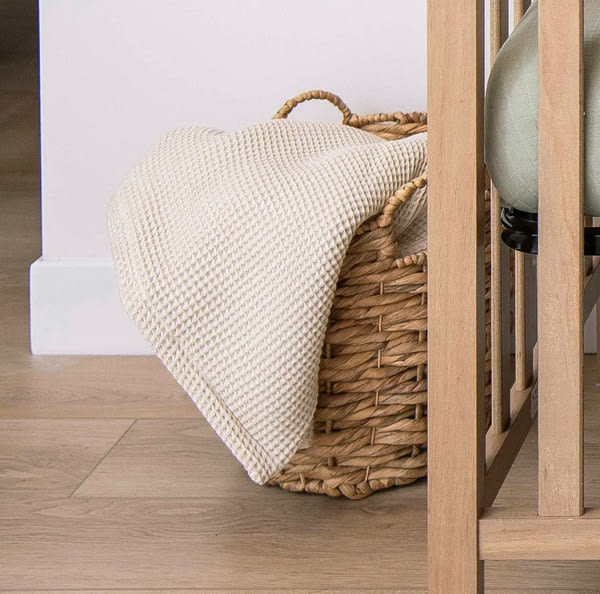 Organic Waffle Baby Blanket