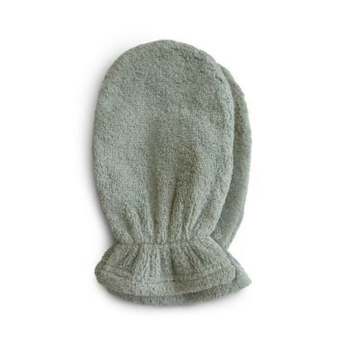 Organic Cotton Bath Mitt Moss One Size