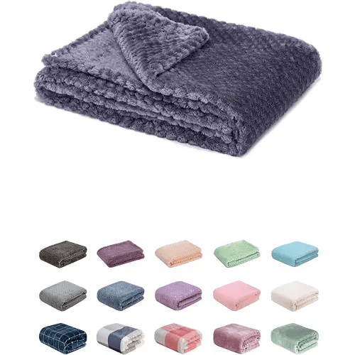Amazon.com: Fuzzy Blanket or Fluffy Blanket for Baby, Soft Warm Cozy Coral Fleece Toddler, Infant or Newborn Receiving Blanket for Crib, Stroller, Travel, Decorative (28Wx40L, XS-Flint Gray) : WONDER MIRACLE: Baby