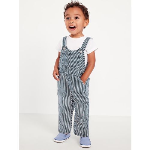 Printed Carpenter Twill Overalls - 3-6mo