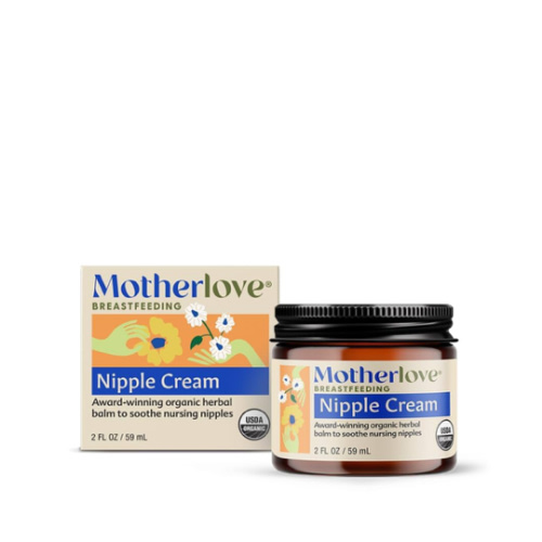 Motherlove Nipple Cream (2 oz) Organic Lanolin-Free Nipple Cream for Breastfeeding—Benefits Nursing & Pumping Moms