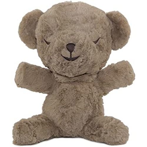 SNOObear White Noise Machine - Cry-Activated Plush Baby Sleep Soother - Cocoa