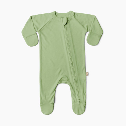 Bamboo & Organic Cotton Footie - Fern