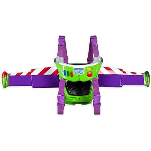 Disney Store Official Toy Story Buzz Lightyear Toy Jet Pack with LED Light & Sound Effects, Space Ranger Roleplay Accessory with Adjustable Straps, Pair with Gauntlet (Sold Separately)