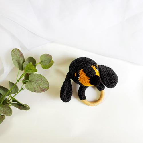 Dachshund Toy, Newborn Baby Gift, Dog Baby Shower Gift, Pregnancy Gift Set
