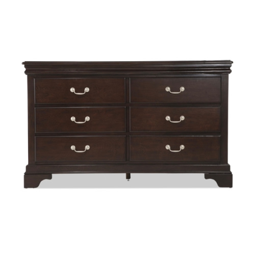 Middleton Cherry 6 Drawer Dresser