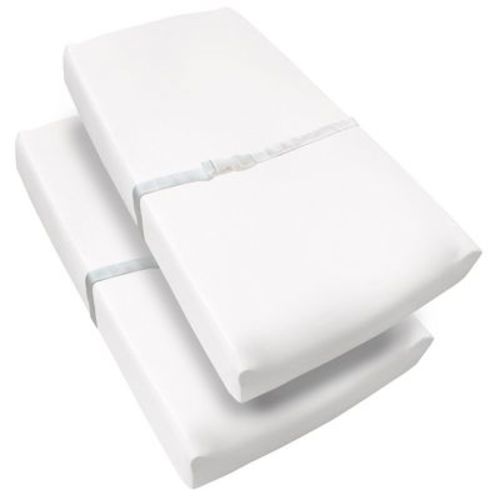 Breathablebaby Waterproof Cover, For 32" X 16"/81 X 41 Cm Changing Pad, White (2-pack)