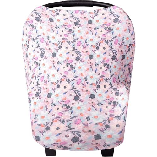 Copper Pearl Multi-Use Cover: Car Seat Covers, Nursing Cover, and Stroller Cover for Sun - Stretchy Fabric, All-Season Use, Stylish Designs, Easy Access for Moms - Morgan