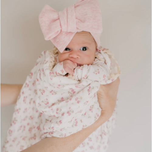 Gauze Lace Blanket | Paisley Peony – Little and Fern