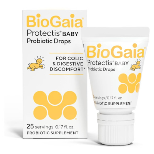 BioGaia Protectis Baby Probiotic Drops | Baby Essentials for Colic & Gas Relief | Safe for Newborns | Ease Crying, Fussing, Colic, Gas, Spit-ups & Constipation | No Dairy, Soy & Gluten | 5mL