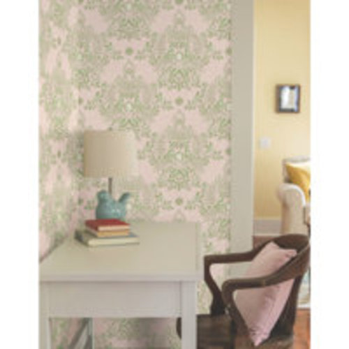 Erin & Ben Co. Cottontail Toile Peel & Stick Wallpaper | Wayfair