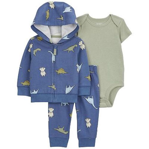 Baby Boy Carter's 3-Piece Dinosaur Little Jacket Set