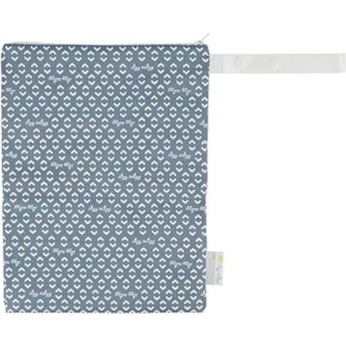 Itzy Ritzy Sealed Wet Bag with Adjustable Handle – Washable and Reusable Wet Bag with Water Resistant Lining Ideal for Swimwear, Diapers, Gym Clothes & Toiletries; Measures 11” x 14”, Geo Arrows