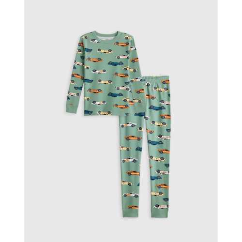 100% Organic Cotton Long Sleeve and Pant Pajama Set