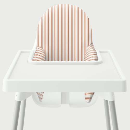 Highchair Cushion Cover - Rust Beach Stripes – Yeah Baby Goods