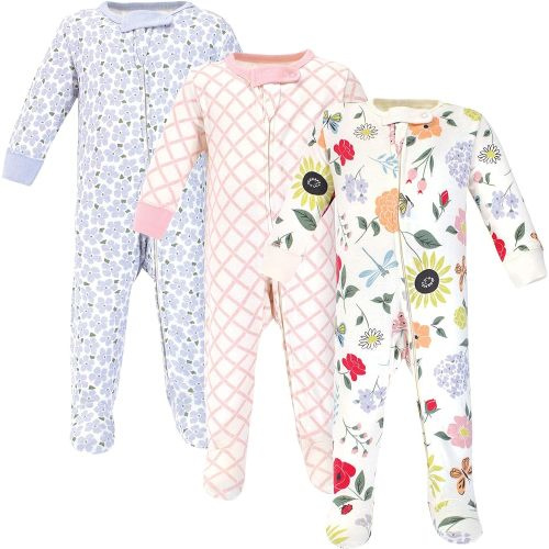 Touched by Nature Baby Girls' Organic Cotton Sleep and Play