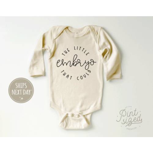 IVF Baby Onesie® the Little Embryo That Could Bodysuit - Etsy
