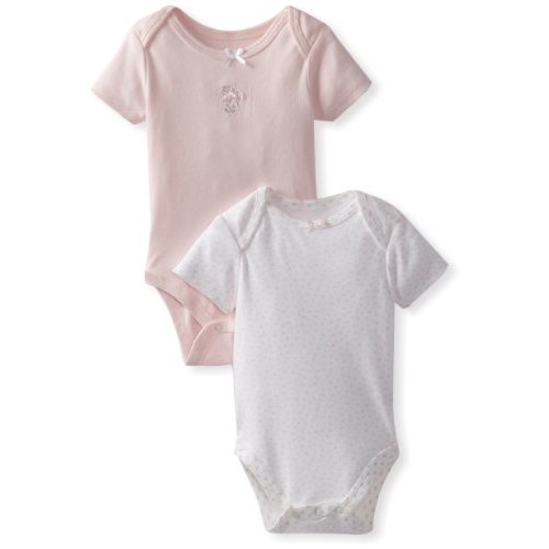 Little Me Baby-Girls Newborn Hearts 2 Pack Bodysuit