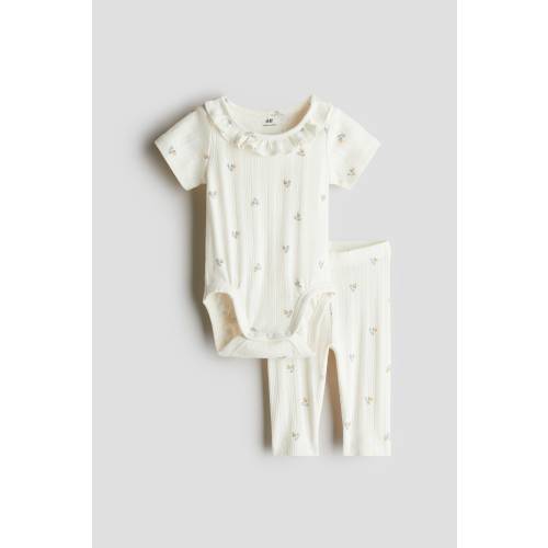 2-PIECE POINTELLE COTTON SET