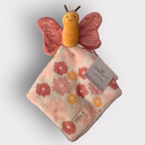 DreamGro Dream Gro Plush BUTTERFLY Buddy Blankie Security Blanket Lovey Baby Toy