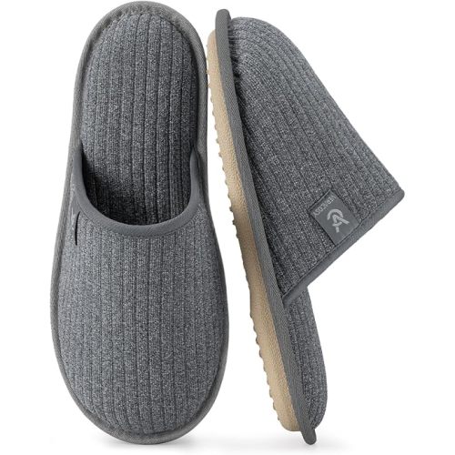 VeraCosy Women's Comfy Scuff Slippers Soft Terry Cloth Memory Foam Home House Shoes