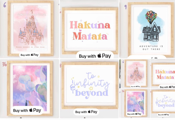 Dcp MIX & MATCH - PACK of magical prints, park treats, fantasy decor, Wdw, Mickey Prints, magical Print Set, Dcp Room, never grow up, Dcp