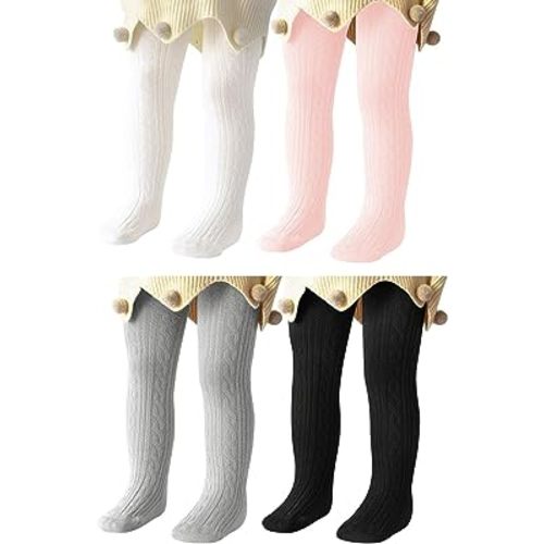 Century Star Baby Tights Toddler For Girls Solid Knit Socks Soft Cotton Infant Leggings Warm Stockings Newborn Pants