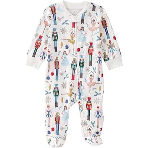 little planet by carter's unisex-baby Sleep and Play made with Organic Cotton, Nutcracker, Newborn
