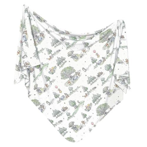 Copper Pearl Large Premium Knit Baby Swaddle Receiving Blanket Hundred Acre Wood