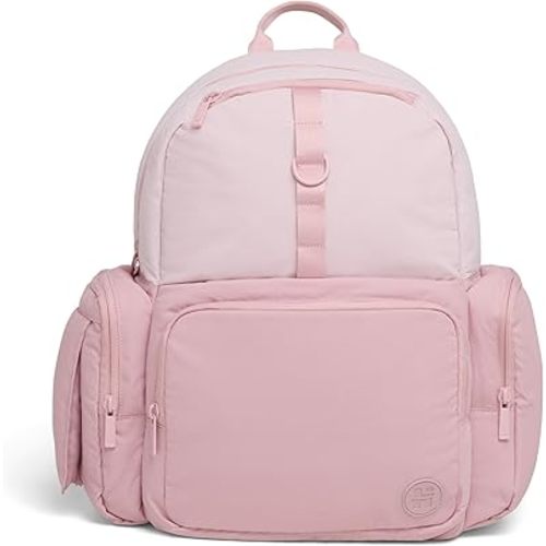 HUGGIES Unisex-adult Day Pack Diaper Backpack, Bridal Rose/Two Tone, One Size