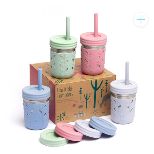 Stainless Steel 10oz Drinking Tumblers + Food Storage
