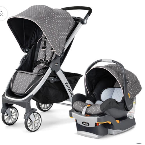 Chicco OPEN BOX Bravo Trio Travel System - Lilla