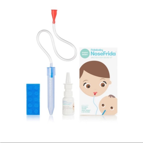 Fridababy Baby Nasal Aspirator NoseFrida The Snotsucker All-Natural Saline Nasal Spray