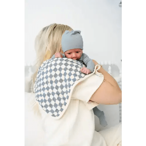 Cloud Muslin™ Burp Cloth 2 Pack - Miles/Cream