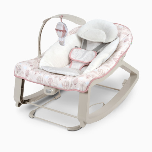 Ingenuity Keep Cozy 3-in-1 Vibrating Infant & Toddler Baby Bouncer and Rocker Chair - Skye
