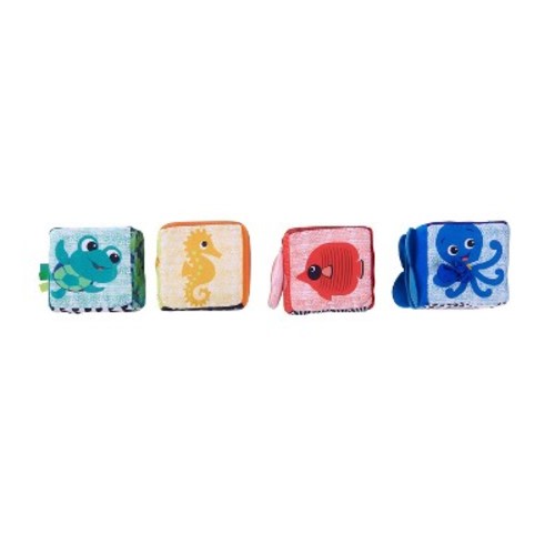 Baby Einstein Explore & Discover Soft Blocks Toys - 4ct