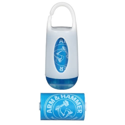Munchkin® Arm and Hammer Diaper Bag Dispenser and 24 Diaper Disposal Bags - 1 Count (Pack of 1) - Dispenser + 24 Bags