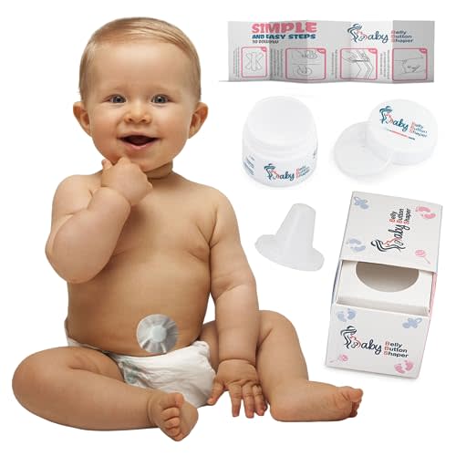 Patented Belly Button Shaper Plug - Belly Band - Hernia Belt - Umbilical Hernia Belt - Stomach Band - Baby Essentials - Newborn Care - No Patches