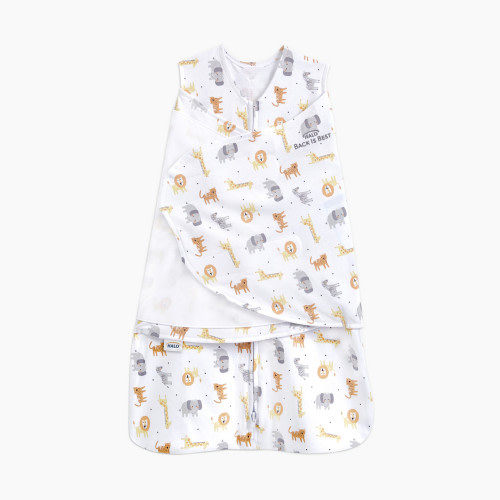Halo SleepSack Swaddle Cotton - Jungle, Newborn