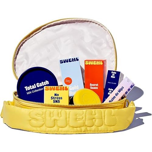 Breastfeeding Starter Kit for New Moms | Latch Kit for Nursing Moms by Swehl | Made with BPA-Free Silicone | Multi-Purpose Set for Newborn with Colostrum Bottle, Syringe & More