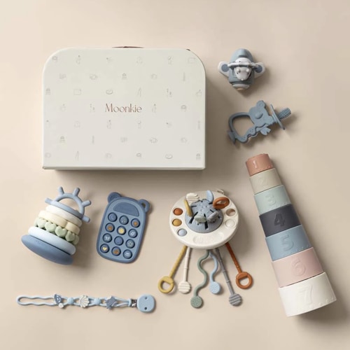 Moonkie Deluxe Playtime Gift Set – Color: Ocean Breeze